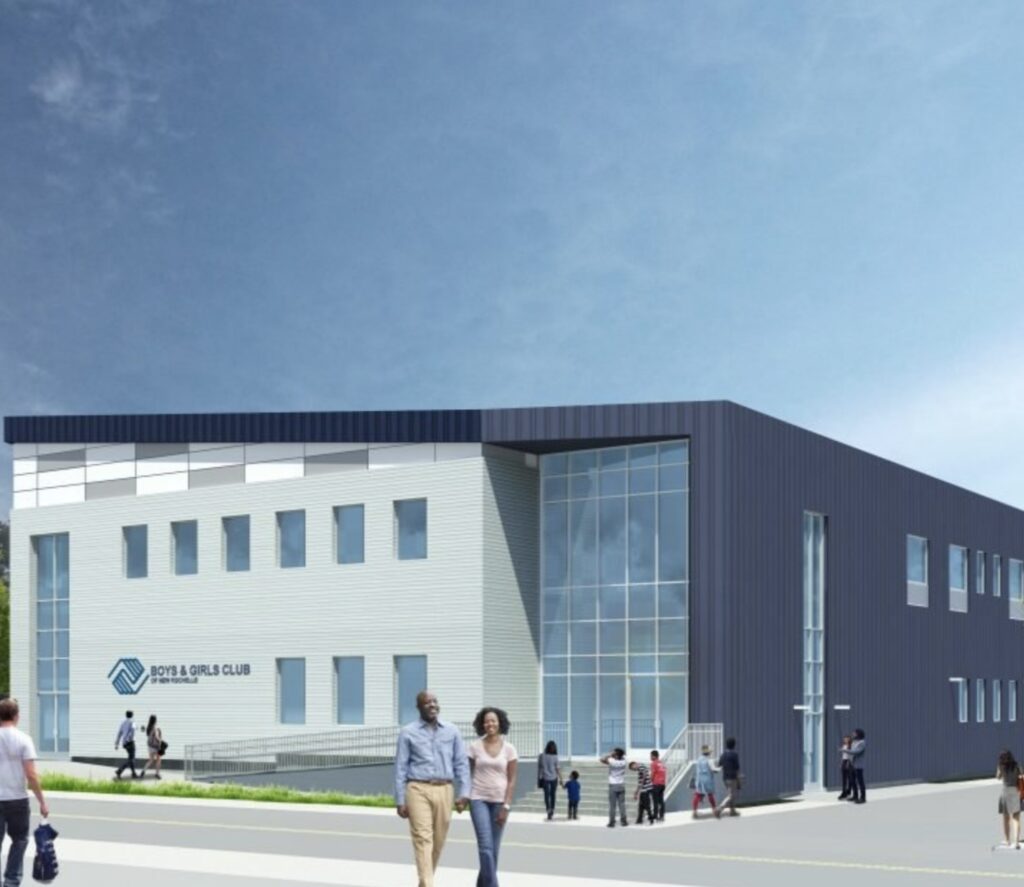 Rendering of Boys and Girls Club at 117 Guion Place, via renaissance-lincoln-park.com